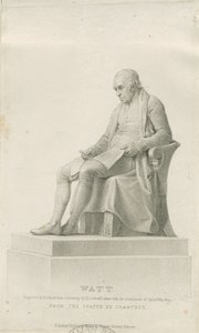 Handsworth - Monument of James Watt: grawerowanie punktowe i [?XIX wiek] (druk)
