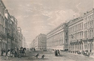 Rue du Chapeau Rouge, Bordeaux, połowa XIX wieku.