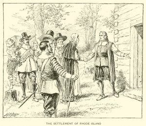 Osada Rhode Island (lito) autorstwa Henry Alexander (after) Ogden