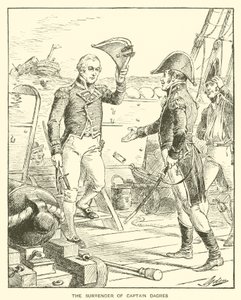 Poddanie się kapitana Dacresa (lito) autorstwa Henry Alexander (after) Ogden