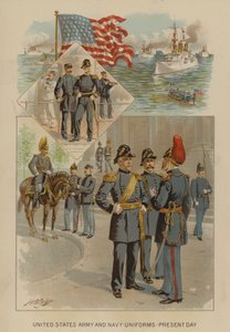 Mundury Armii i Marynarki Wojennej Stanów Zjednoczonych - współczesność (chromolitho)