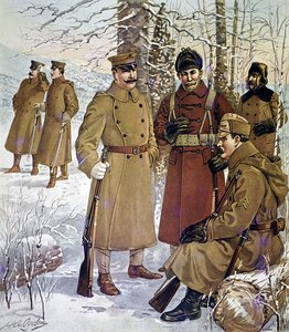 Zimowe mundury US Army z lat 1901-07 (kolor lito)