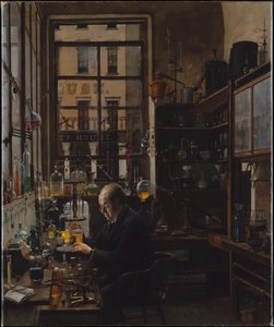 Henry Alexander w laboratorium autorstwa Henry Alexander