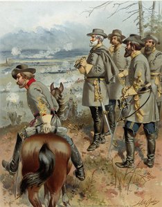 Gen. Roberta. E. Lee w Fredericksburgu, 13 grudnia 1862, wyd. 1900 autorstwa Henry Alexander Ogden
