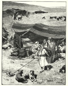Obóz Beduinów (litos) autorstwa Henry Andrew Harper