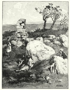 Starożytny punkt orientacyjny w Libanie (lito) autorstwa Henry Andrew Harper