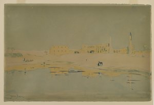 Ruiny Luksoru (wc na papierze) autorstwa Henry Bacon