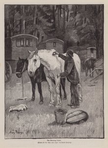 Poranna toaleta (grawerunek) autorstwa Henry Bailey