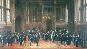 Lobby posłów, Izby Parlamentu, 1872-73