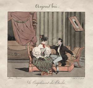Okazje paryskie: uzupełnienie studentów. autorstwa Henry Bonaventure Monnier