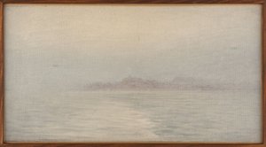 Mgła na morzu, ok. 1911 (olej na płótnie)