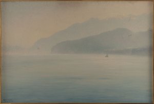 Wybrzeże Sorrento, niebieski i srebrny