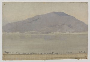 Trapani, Monte San Giuliano (Sycylia), 1899 (olej na płótnie)