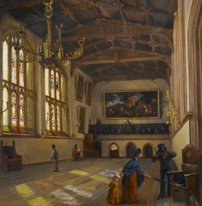 Wnętrze sali Mariackiej, Coventry, 1873 r. autorstwa Henry Carter