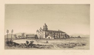 Misja San Luis Rey de Francia, 1883.
