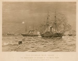 Bombardowanie Sveaborg przez brytyjską flotę bałtycką, wojna krymska autorstwa Henry Charles Seppings Wright