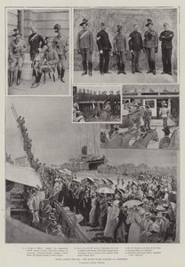 Hands across the Sea, New South Wales Lancers at Aldershot autorstwa Henry Charles Seppings Wright