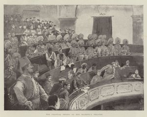 Oddziały Kolonialne w Teatrze Jej Królewskiej Mości autorstwa Henry Charles Seppings Wright