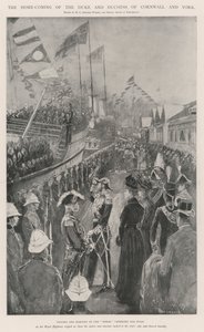 Powrót do domu księcia i księżnej Kornwalii i Yorku autorstwa Henry Charles Seppings Wright