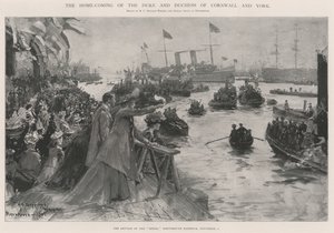Powrót do domu księcia i księżnej Kornwalii i Yorku autorstwa Henry Charles Seppings Wright