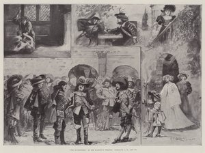 Muszkieterowie w Teatrze Jej Królewskiej Mości, Tableaux I, II i III autorstwa Henry Charles Seppings Wright