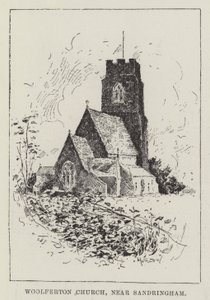 Kościół Woolferton, niedaleko Sandringham autorstwa Henry Charles Seppings Wright