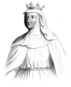 Marguerite z Francji, królowa Edwarda I z Anglii. autorstwa Henry Colburn