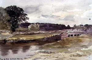 Z młyna, Chilham autorstwa Henry Cole