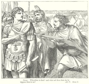 Antoniusz i Kleopatra (rycina) autorstwa Henry Courtney (after) Selous