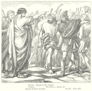 Koriolan (rycina) autorstwa Henry Courtney (after) Selous