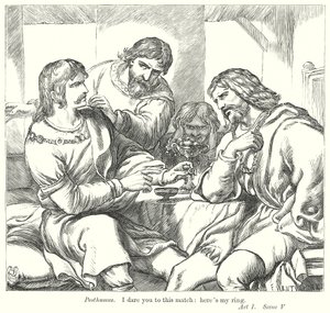 Cymbeline (rycina) autorstwa Henry Courtney (after) Selous
