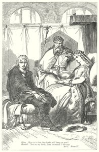 Hamlet (rycina) autorstwa Henry Courtney (after) Selous