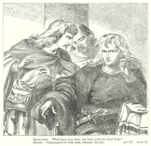Hamlet (rycina) autorstwa Henry Courtney (after) Selous
