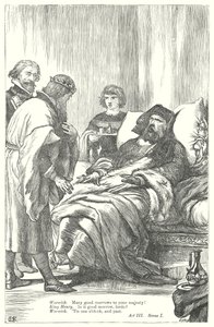 Król Henryk IV część II (rycina) autorstwa Henry Courtney (after) Selous