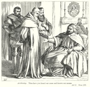 Król Henryk IV część II (rycina) autorstwa Henry Courtney (after) Selous