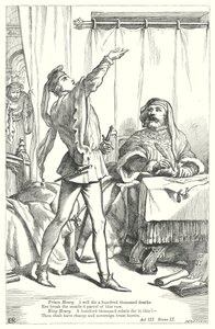 Król Henryk IV część I (rycina) autorstwa Henry Courtney (after) Selous