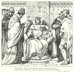 Król Henryk V (rycina) autorstwa Henry Courtney (after) Selous