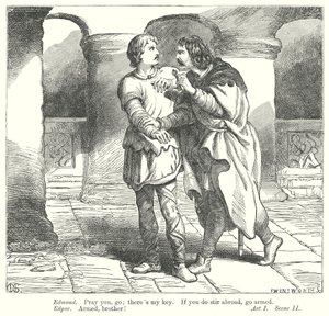 Król Lear (rycina) autorstwa Henry Courtney (after) Selous