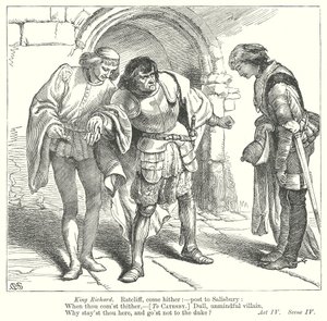 Król Ryszard III (rycina) autorstwa Henry Courtney (after) Selous