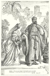 Otello (rycina) autorstwa Henry Courtney (after) Selous