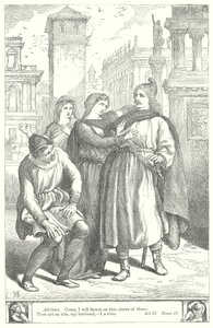Komedia omyłek (rycina) autorstwa Henry Courtney (after) Selous