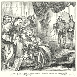 Poskromienie złośnicy (rycina) autorstwa Henry Courtney (after) Selous