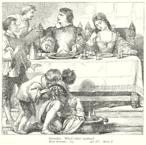 Poskromienie złośnicy (rycina) autorstwa Henry Courtney (after) Selous