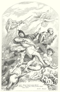 Burza (rycina) autorstwa Henry Courtney (after) Selous