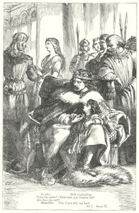 Opowieść zimowa (rycina) autorstwa Henry Courtney (after) Selous