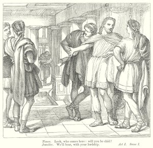 Tymon z Aten (rycina) autorstwa Henry Courtney (after) Selous