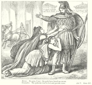 Troilus i Kresyda (rycina) autorstwa Henry Courtney (after) Selous