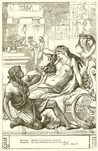 Antoniusz i Kleopatra autorstwa Henry Courtney Selous