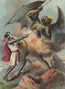 Christian zabija Appolyona (chromolitho)