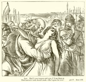 Król Lear autorstwa Henry Courtney Selous